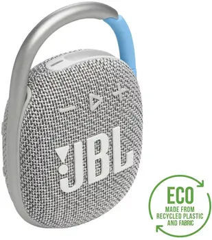 Акустическая система JBL Clip 4 Eco White (JBLCLIP4ECOWHT)