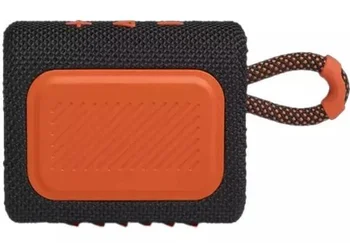 Акустична система JBL Go 3 Black-Orange (JBLGO3BLKO)