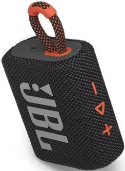 Акустична система JBL Go 3 Black-Orange (JBLGO3BLKO)