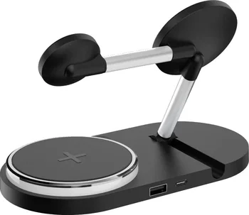 Беспроводное зарядное устройство ArmorStandart H101 3 in 1 Magnetic Black (ARM78103)