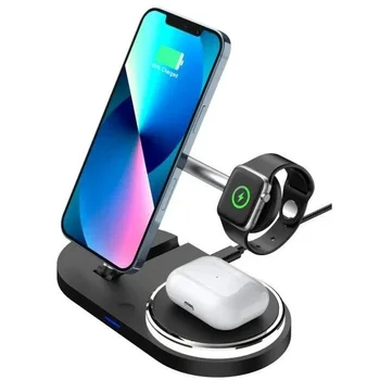 Беспроводное зарядное устройство ArmorStandart H101 3 in 1 Magnetic Black (ARM78103)