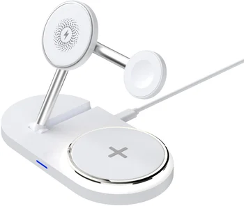 Беспроводное зарядное устройство ArmorStandart H101 3 in 1 Magnetic White (ARM78102)