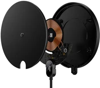 Беспроводное зарядное устройство Baseus Digital LED Display Gen 2 Wireless Charger 15W Black (CCED000001)