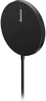 Бездротовий зарядний пристрій Baseus Simple Mini3 Magnetic Wireless Charger 15W Black (CCJJ040001)