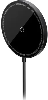 Бездротовий зарядний пристрій Baseus Simple Mini3 Magnetic Wireless Charger 15W Black (CCJJ040001)