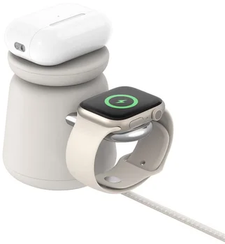 Беспроводное зарядное устройство Belkin 2in1 MagSafe Charge Station White (WIZ020VFH37)