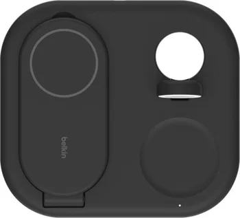 Бездротовий зарядний пристрій Belkin 3в1 Magnetic Foldable Black (WIZ029VFBK)