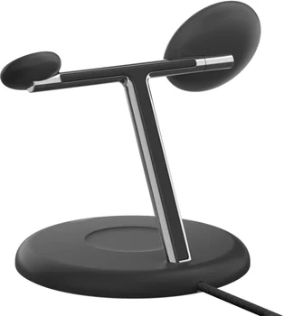 Беспроводное зарядное устройство Belkin 3в1 Magnetic Qi2 Black (WIZ023VFBK)