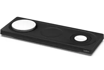 Беспроводное зарядное устройство Belkin BOOST CHARGE PRO 3-in-1 Wireless Charging Pad with MagSafe Black (HPU72, WIZ016vfBK)