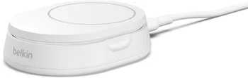 Бездротовий зарядний пристрій Belkin BoostCharge Pro Magnetic Qi2 15W White (WIA008VFWH)