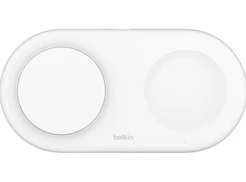 Беспроводное зарядное устройство Belkin Magnetic Wireless Charging Pad with Qi2 15W White (WIZ021VFWH)