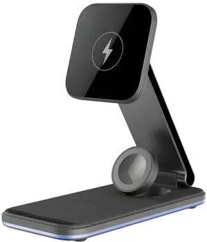 Беспроводное зарядное устройство Proove Energy Fold 3 in 1 Black (WSEF15010001)