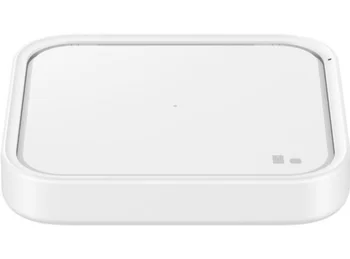 Бездротовий зарядний пристрій Samsung 5W Wireless Charger Pad with TA White (EP-P2400TWEGEU)