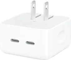 Блок живлення для ноутбука Apple 35W Dual USB-C Port Compact Power Adapter (MNWM3)