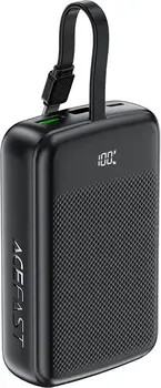 Зовнішній акумулятор (повербанк) Acefast M14 20000mAh Black