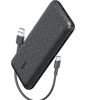 Внешний аккумулятор (повербанк) Aukey Ultrafast 20000mАh 18w Black (PB-N93A)