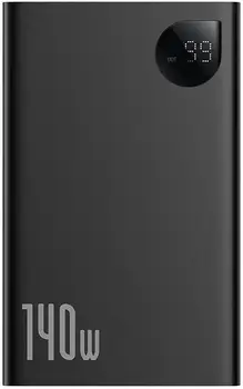 Зовнішній аккумулятор (повербанк) Baseus Adaman Metal Digital Display 24000mAh 140W Black (P10021508113-00;P10021507112-02)