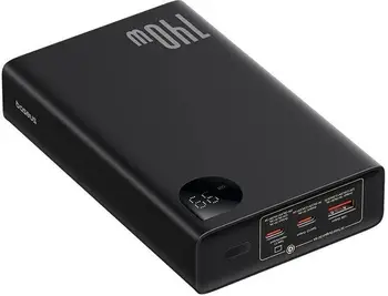 Зовнішній аккумулятор (повербанк) Baseus Adaman Metal Digital Display 24000mAh 140W Black (P10021508113-00;P10021507112-02)