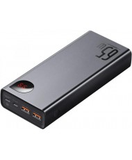 Внешний аккумулятор (повербанк) Baseus Adaman Metal Digital Display Quick Charge Power Bank 65W 20000mAh Black (PPIMDA-D01, PPADM-65S)