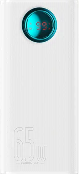 Зовнішній аккумулятор (повербанк) Baseus Amblight Digital Display 26800mAh 65w White (P10022402223-00)