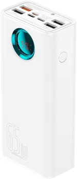 Зовнішній аккумулятор (повербанк) Baseus Amblight Digital Display 26800mAh 65w White (P10022402223-00)