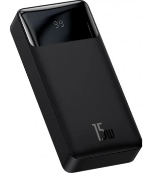 Внешний аккумулятор (повербанк) Baseus Bipow Digital Display 15W 20000mAh Black (PPDML-J01)