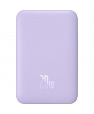 Зовнішній акумулятор (повербанк) Baseus Magnetic Bracket Mini 10000mAh 20W Purple (P10059001513-00)