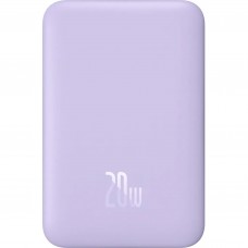 Внешний аккумулятор (повербанк) Baseus Magnetic Bracket Mini 10000mAh 20W Purple (P10059001513-00)