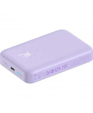 Внешний аккумулятор (повербанк) Baseus Magnetic Bracket Mini 10000mAh 20W Purple (P10059001513-00)