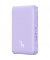 Зовнішній акумулятор (повербанк) Baseus Magnetic Bracket Mini 10000mAh 20W Purple (P10059001513-00)