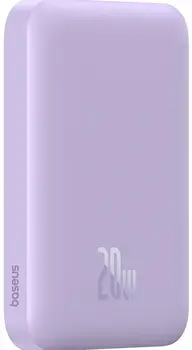 Внешний аккумулятор (повербанк) Baseus Magnetic Mini 6000mAh 20W Purple (P10059002513-00)