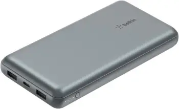 Зовнішній акумулятор (повербанк) Belkin 20000mAh 15W Space Gray (BPB012BTGY)