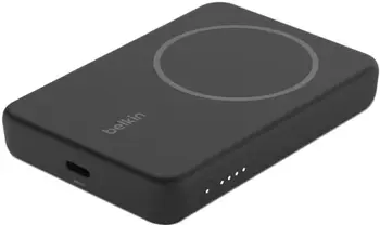 Внешний аккумулятор (повербанк) Belkin 5000mAh MagSafe Wireless Black (BPD004BTBK)