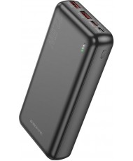 Зовнішній акумулятор (повербанк) Borofone BJ38A Power 20000mAh 22.5W+PD20W Black