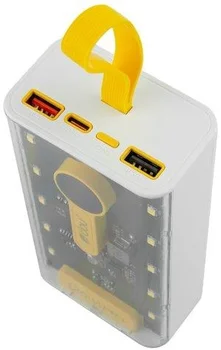 Зовнішній аккумулятор (повербанк) Power Bank Dou G145 30000mAh 22.5W White