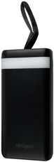 Внешний аккумулятор (повербанк) Power bank iDragon KP-20 20000mAh Black