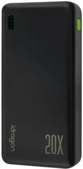Зовнішній аккумулятор (повербанк) Power bank iDragon KP-24 20000mAh 22.5W Black