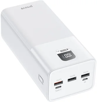 Внешний аккумулятор (повербанк) Proove Giant 100W 40000mAh White (PBGI99320002)
