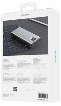 Зовнішній аккумулятор (повербанк) Proove Guardian 20000mAh 22.5W Gray (PBG222210004)