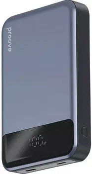 Зовнішній аккумулятор (повербанк) Proove Hoodman Magnetic 10000mAh 20W Gray (PBH120010003)
