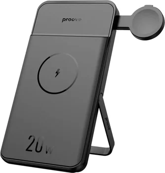 Внешний аккумулятор (повербанк) Proove Power Stand 2in1 10000mAh 20W Black (PBPS20030001)