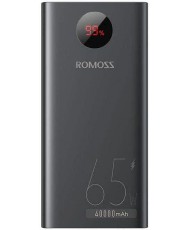 Зовнішній акумулятор (повербанк) Romoss PEA40 Pro 65W 40000mAh Black (PEA40-282-2133H) (UA)