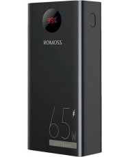 Зовнішній акумулятор (повербанк) Romoss PEA40 Pro 65W 40000mAh Black (PEA40-282-2133H) (UA)