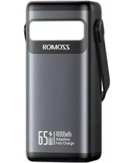 Зовнішній акумулятор (повербанк) Romoss PMT40 40000mAh 65W Black (PMT40-182-2133H) (UA)