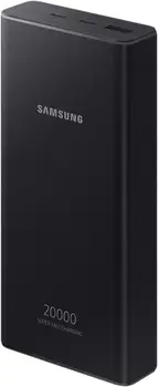 Зовнішній акумулятор (повербанк) Samsung Power Bank 20000mAh Black (EB-P5300XJRGRU)