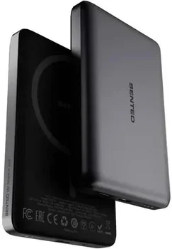 Внешний аккумулятор (повербанк) Senteo Q.MAX 1 10000 mAh with MagSafe Silver