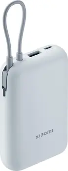 Зовнішній акумулятор (повербанк) Xiaomi 10000mAh 22.5W Integrated Cable Blue (BHR9073GL)