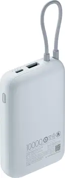 Зовнішній акумулятор (повербанк) Xiaomi 10000mAh 22.5W Integrated Cable Blue (BHR9073GL)