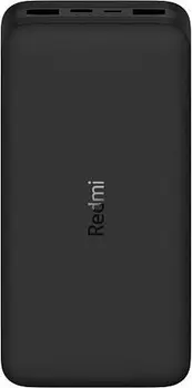 Зовнішній акумулятор (повербанк) Xiaomi Redmi Power Bank 20000mAh Black (VXN4304GL)