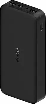 Зовнішній акумулятор (повербанк) Xiaomi Redmi Power Bank 20000mAh Black (VXN4304GL)